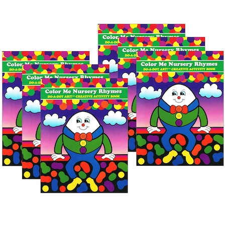 Do-A-Dot Art Color Me Nursery Rhymes Creative Art + Activity Book, 6PK B350